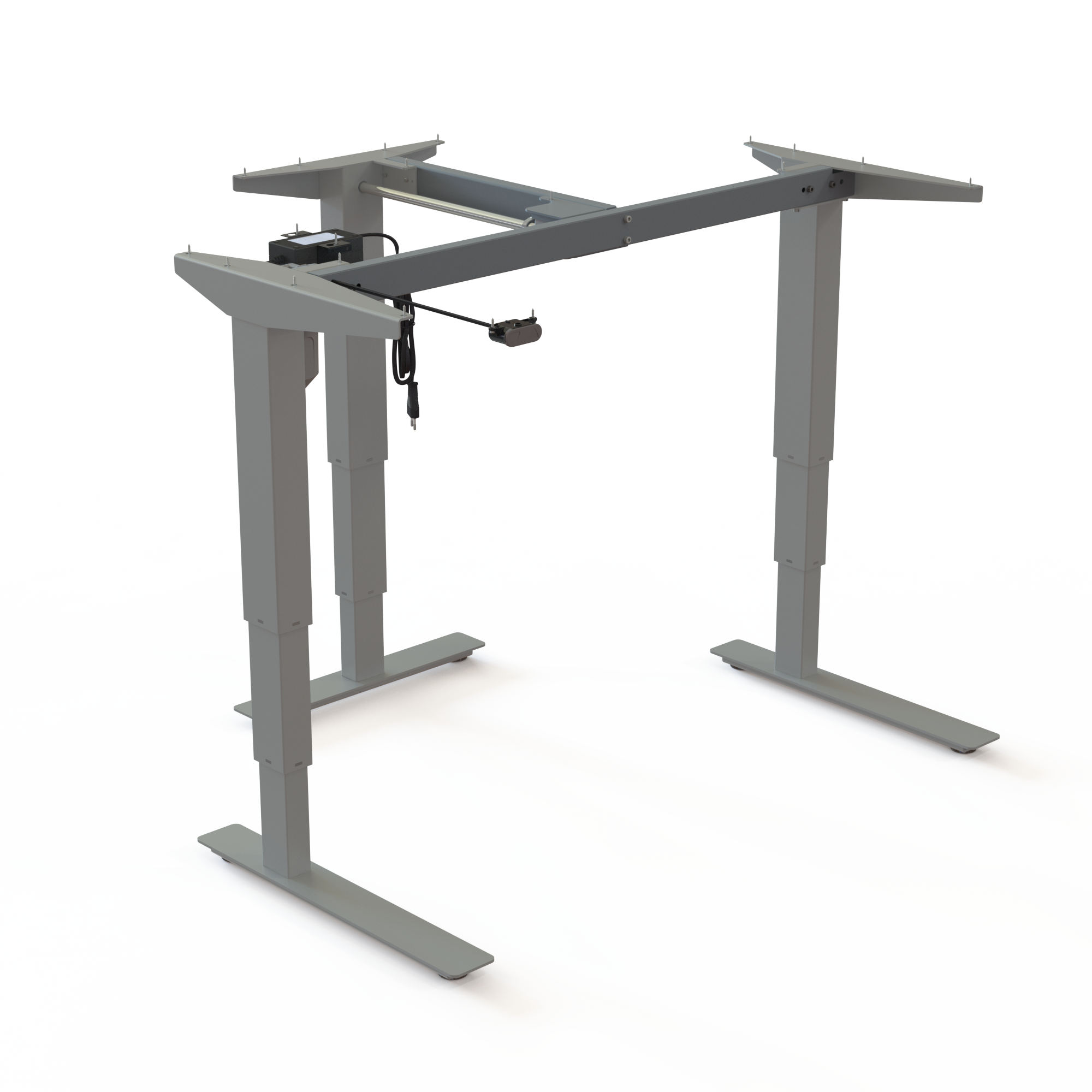 Electric Desk Frame | Width 112 cm | Silver