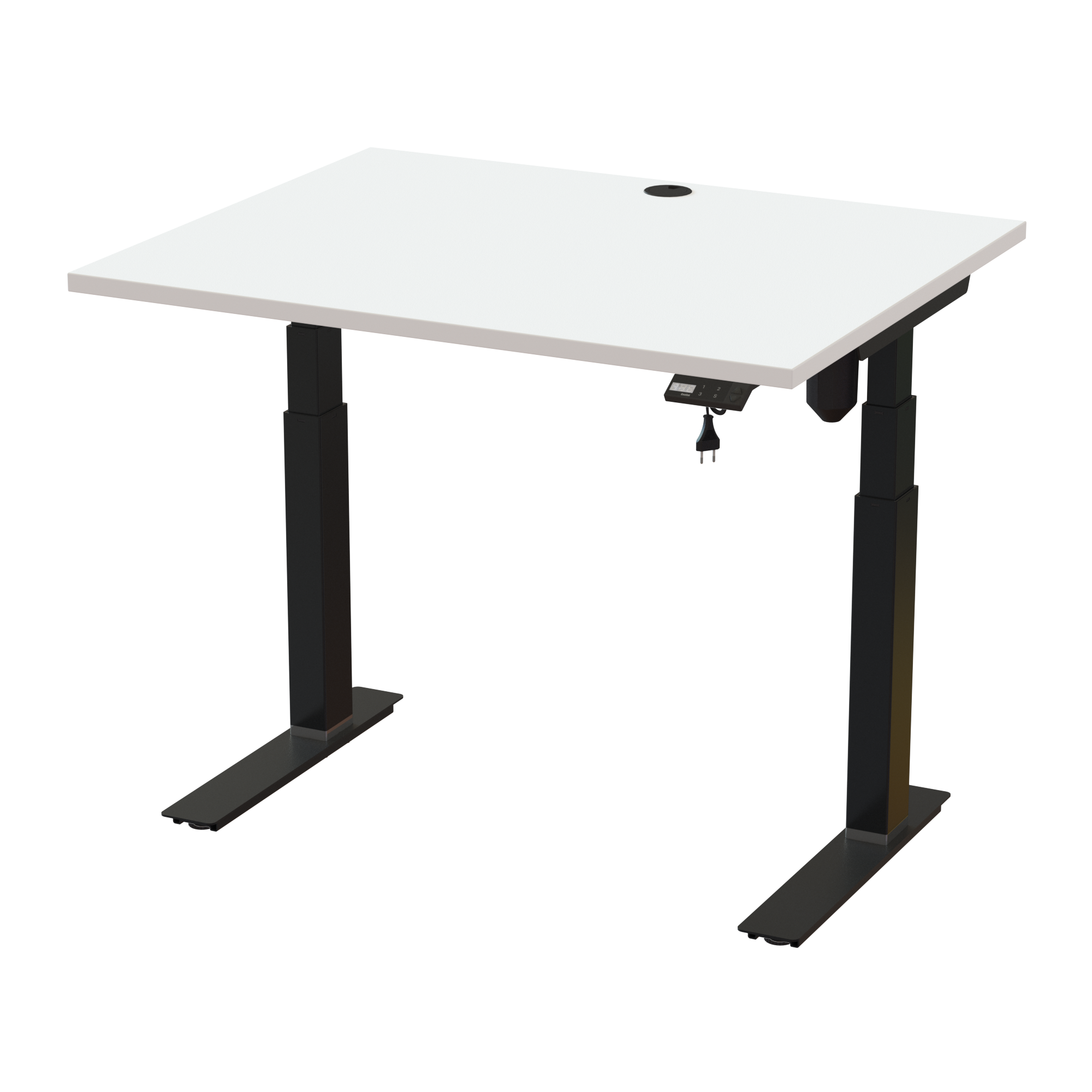 Space-Saving Standing Desk (Walnut, Silver): Narrow 23.6-inch depth (70.9x31.5 in). Lifts 220.5 lbs.