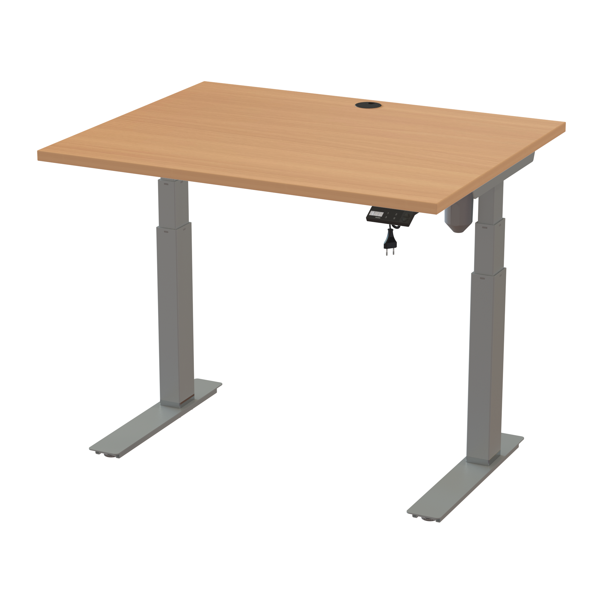 Space-Saving Standing Desk (Walnut, Silver): Narrow 23.6-inch depth (70.9x31.5 in). Lifts 220.5 lbs.