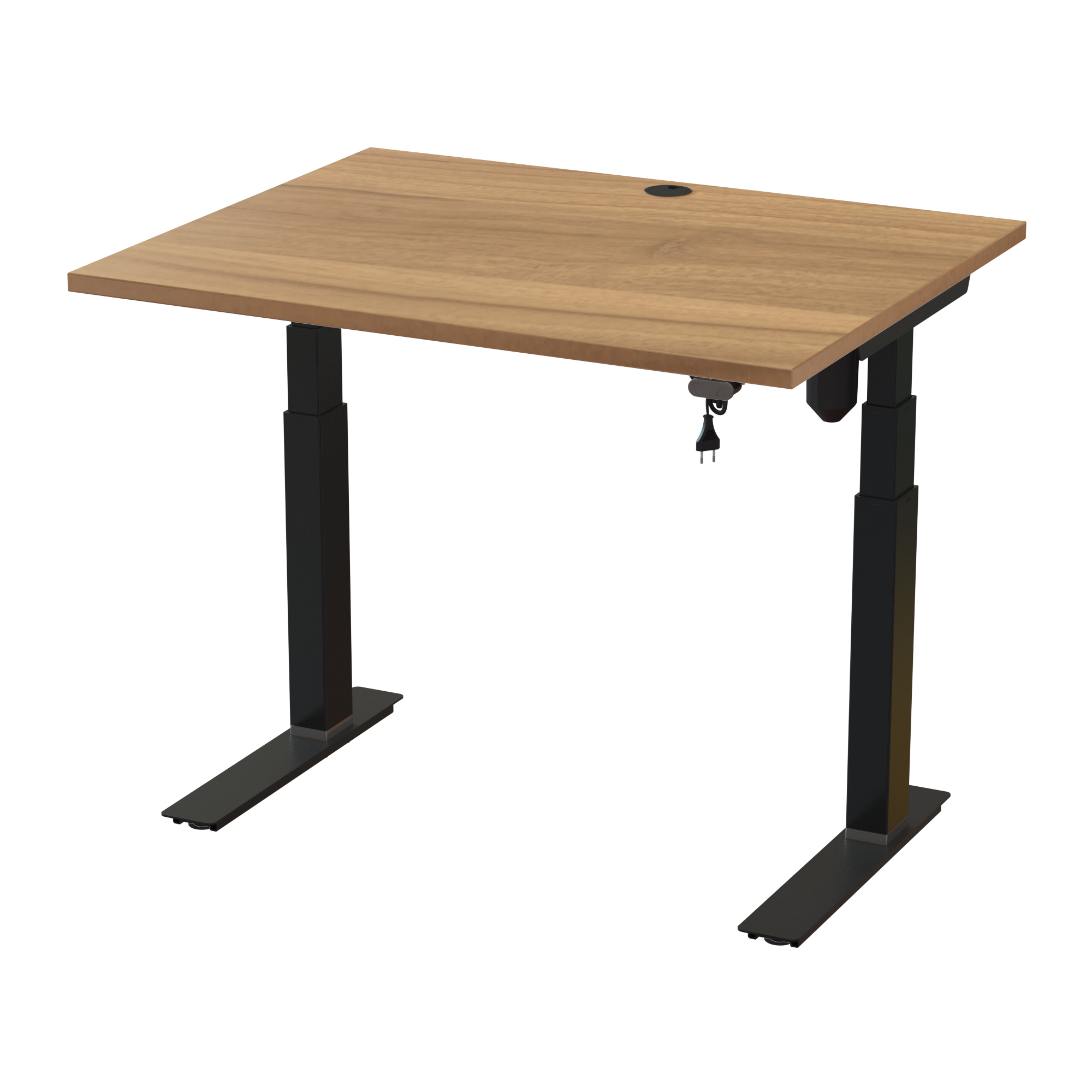 Space-Saving Standing Desk (Walnut, Silver): Narrow 23.6-inch depth (70.9x31.5 in). Lifts 220.5 lbs.
