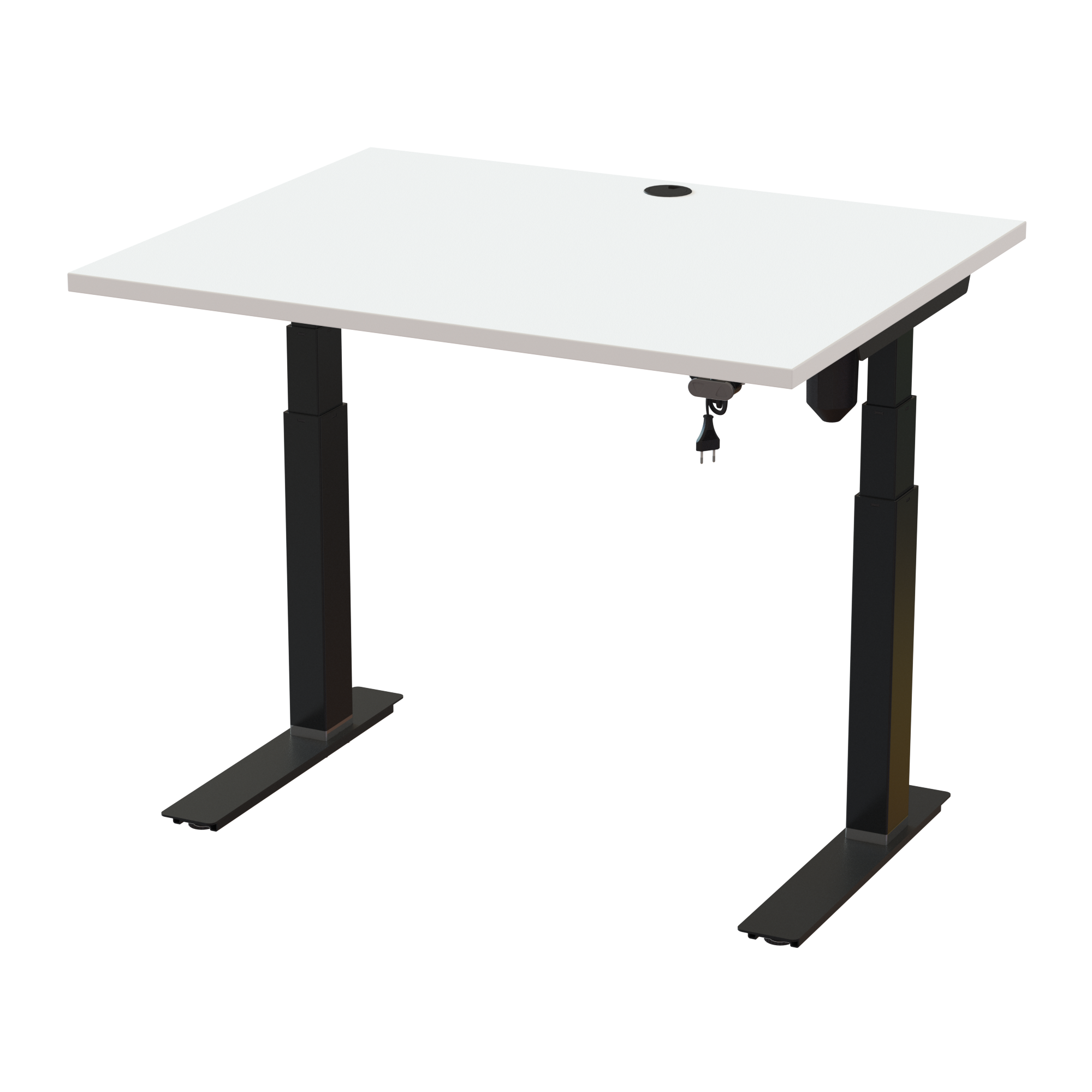 Space-Saving Standing Desk (Walnut, Silver): Narrow 23.6-inch depth (70.9x31.5 in). Lifts 220.5 lbs.