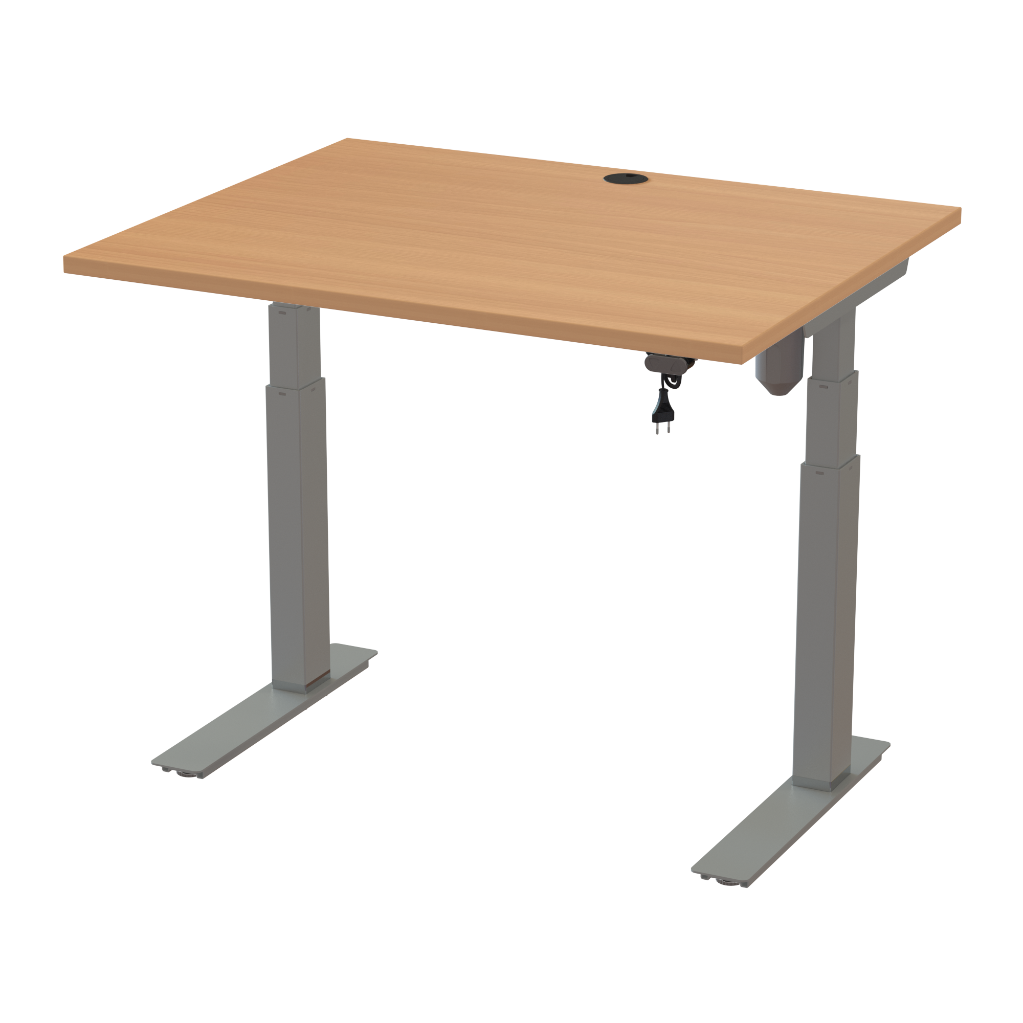Space-Saving Standing Desk (Walnut, Silver): Narrow 23.6-inch depth (70.9x31.5 in). Lifts 220.5 lbs.