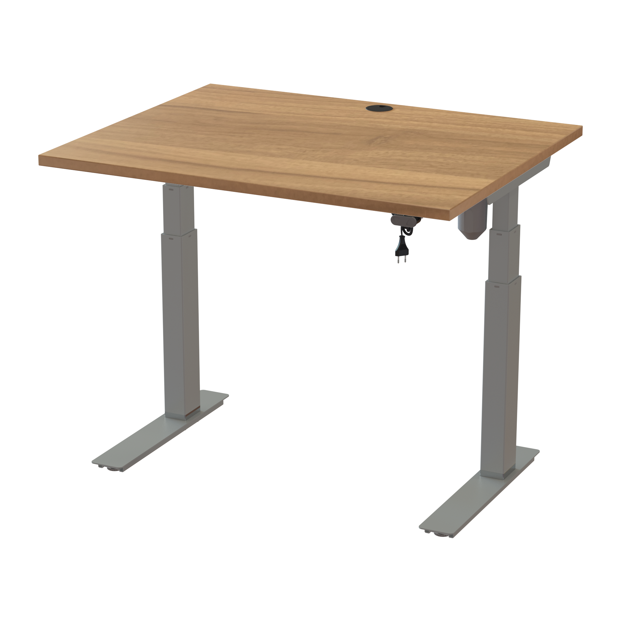 Space-Saving Standing Desk (Walnut, Silver): Narrow 23.6-inch depth (70.9x31.5 in). Lifts 220.5 lbs.
