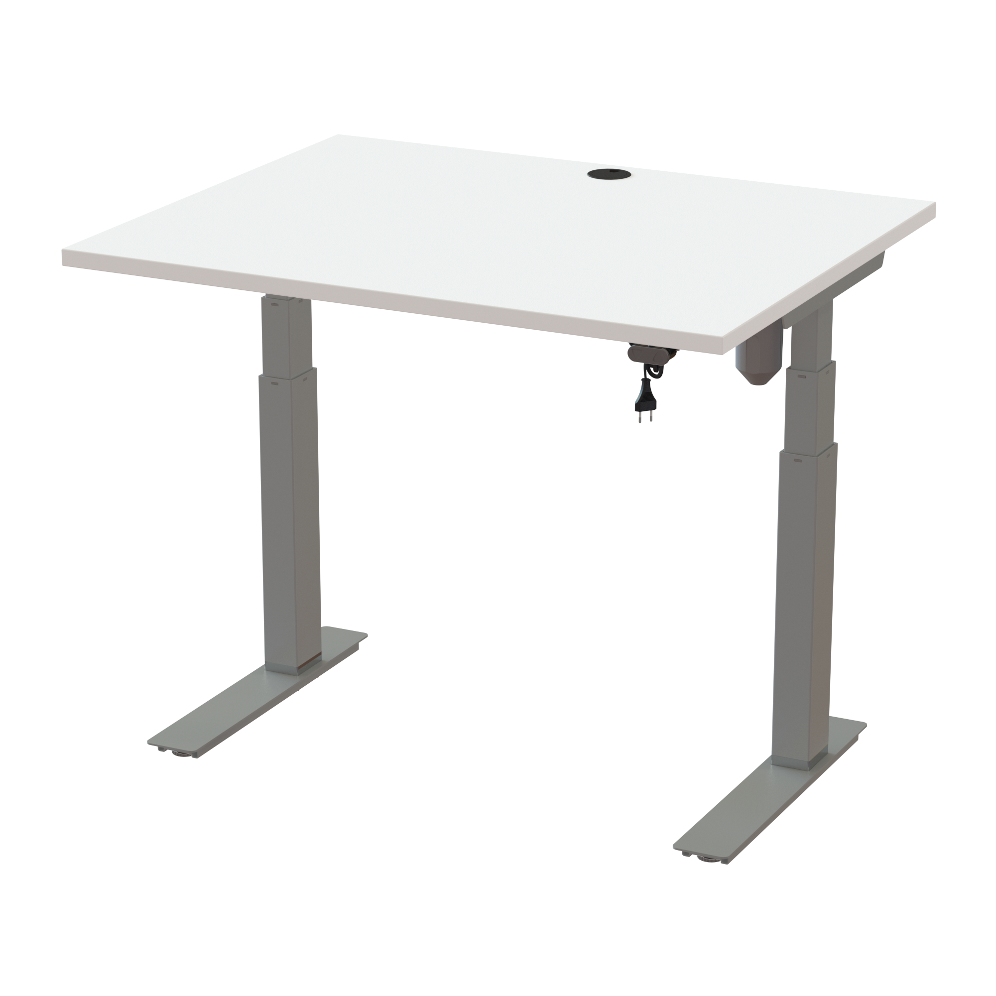 Space-Saving Standing Desk (Walnut, Silver): Narrow 23.6-inch depth (70.9x31.5 in). Lifts 220.5 lbs.