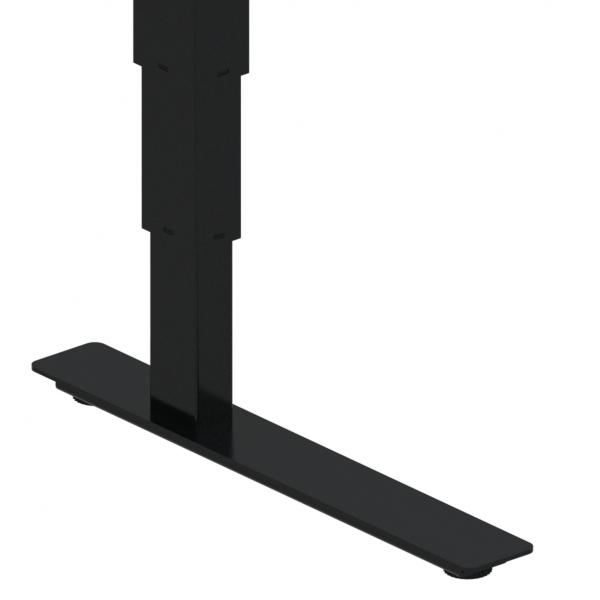 Electric Adjustable Desk | 120x60 cm | Walnut with black frame