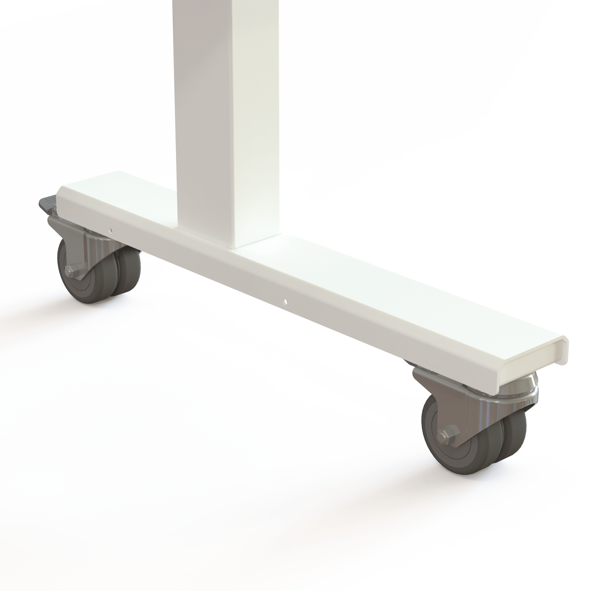 Electric Adjustable Desk | 150x80 cm | Walnut with white frame