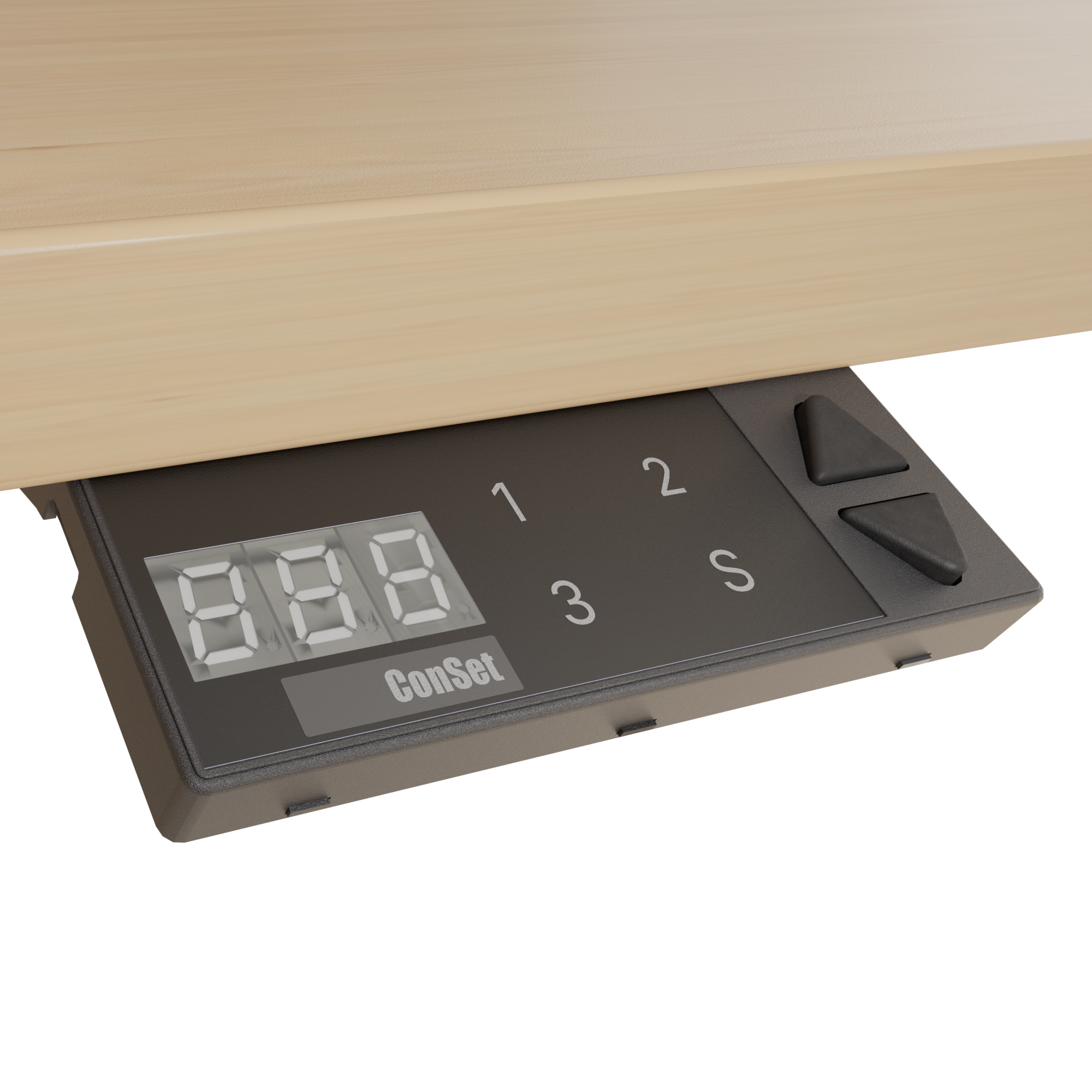 Standing Desk | 150x60 cm | Maple with white frame