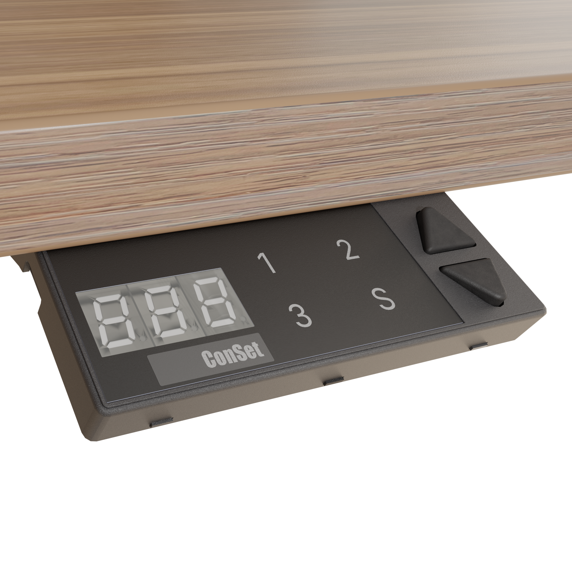 Standing Desk | 150x60 cm | Walnut with white frame