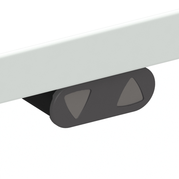 Electric Adjustable Desk | 120x80 cm | White with white frame