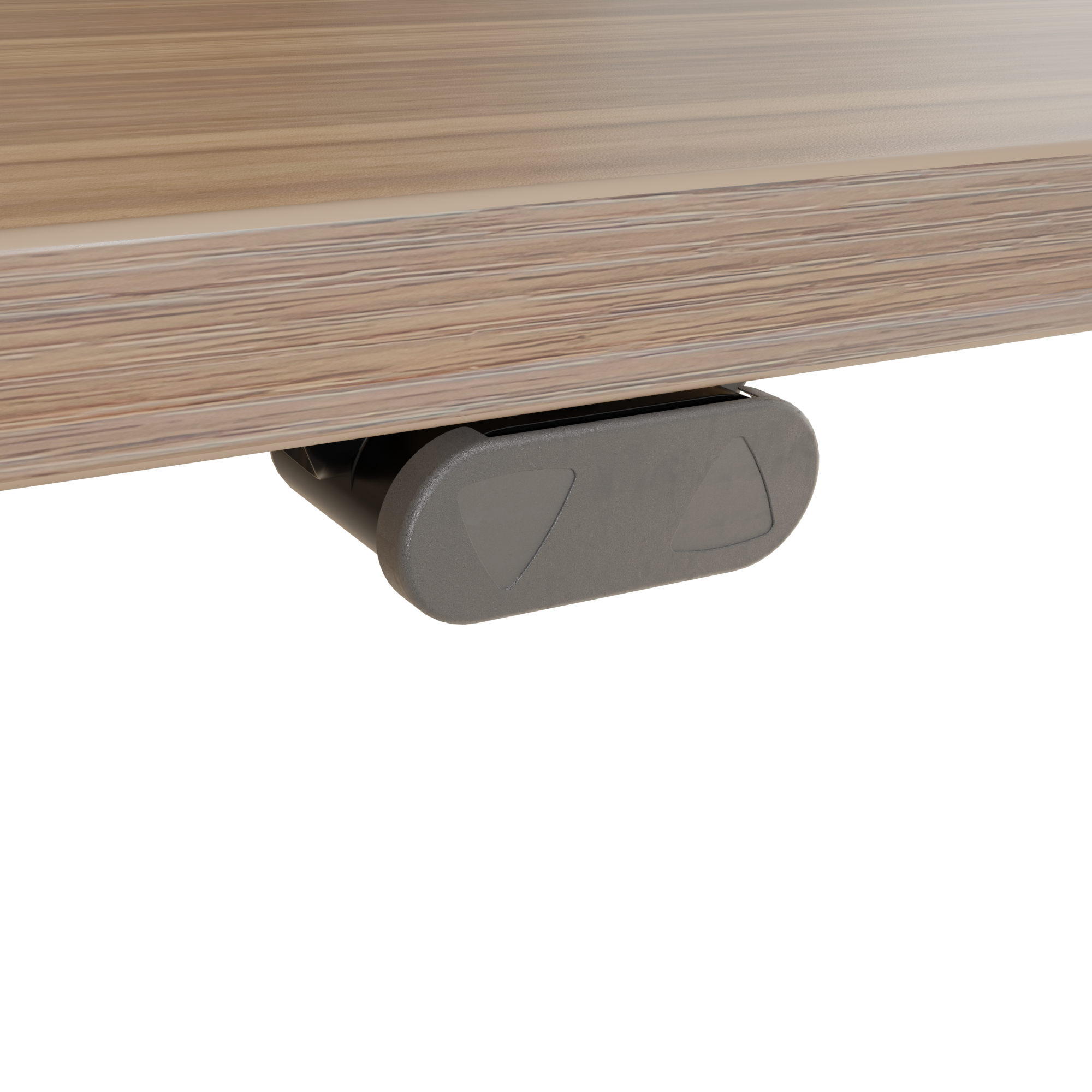 Standing Desk | 150x60 cm | Walnut with silver frame