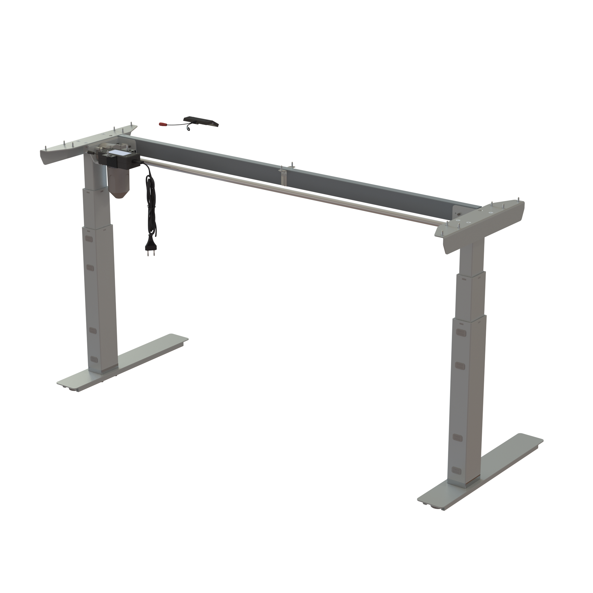 Standing Desk Frame | Width 142 cm | Silver