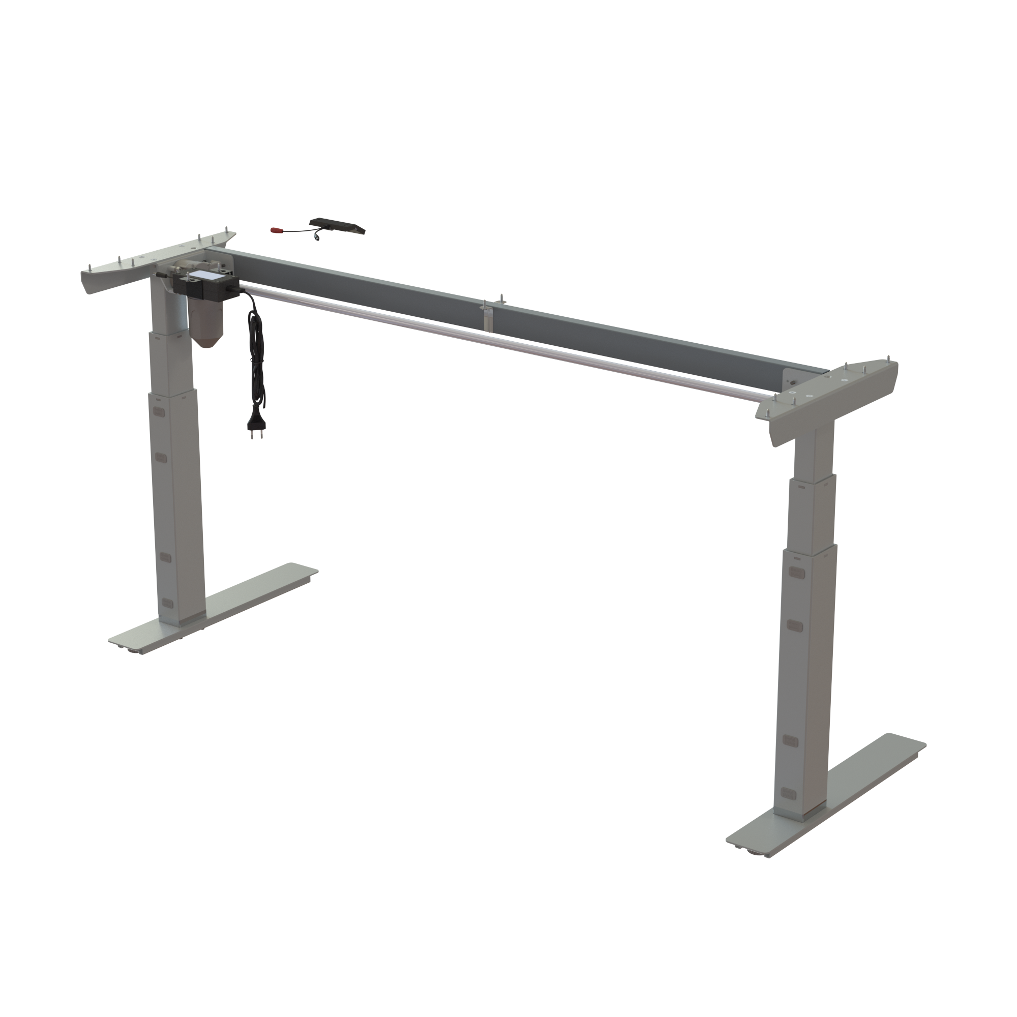 Standing Desk Frame | Width 152 cm | Silver