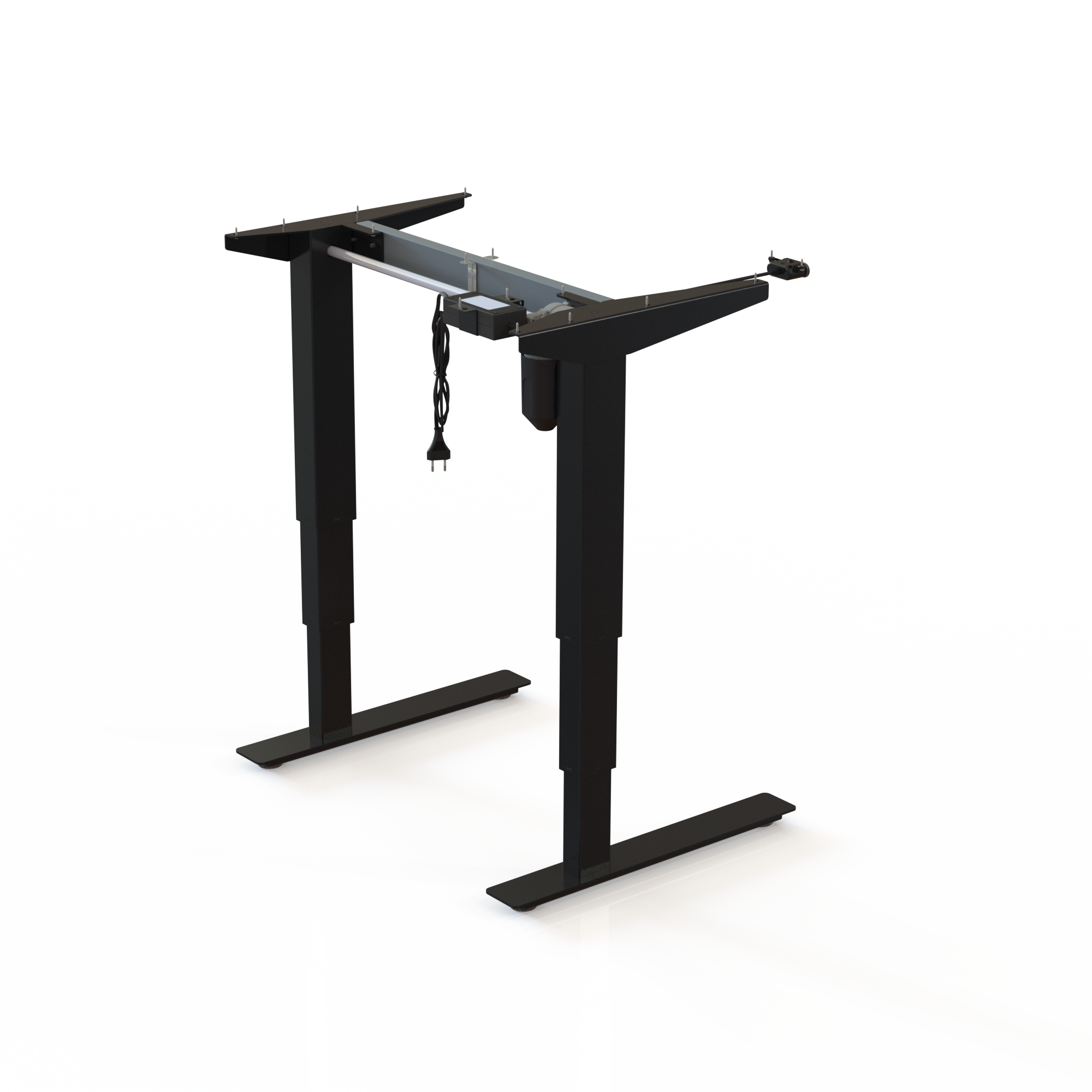 Electric Desk Frame | Width 072 cm | Black 