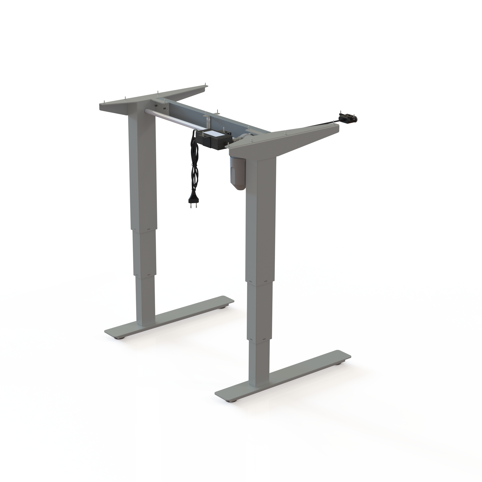 Electric Desk Frame | Width 072 cm | Silver
