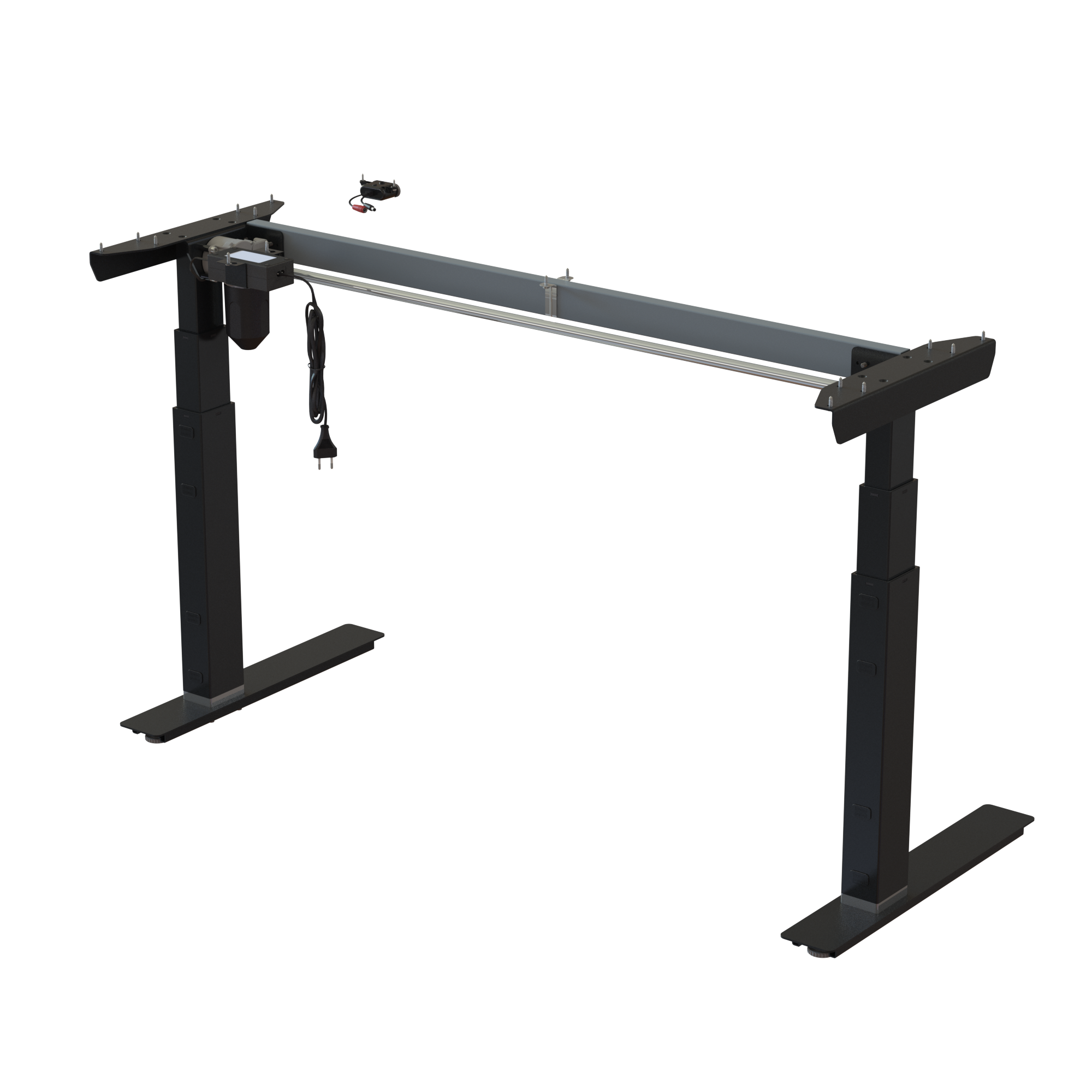 Standing Desk Frame | Width 129 cm | Black 