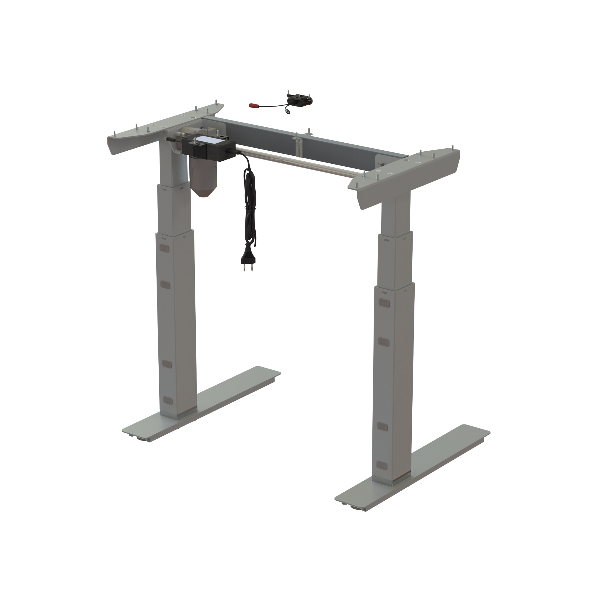 Standing Desk Frame | Width 072 cm | Silver