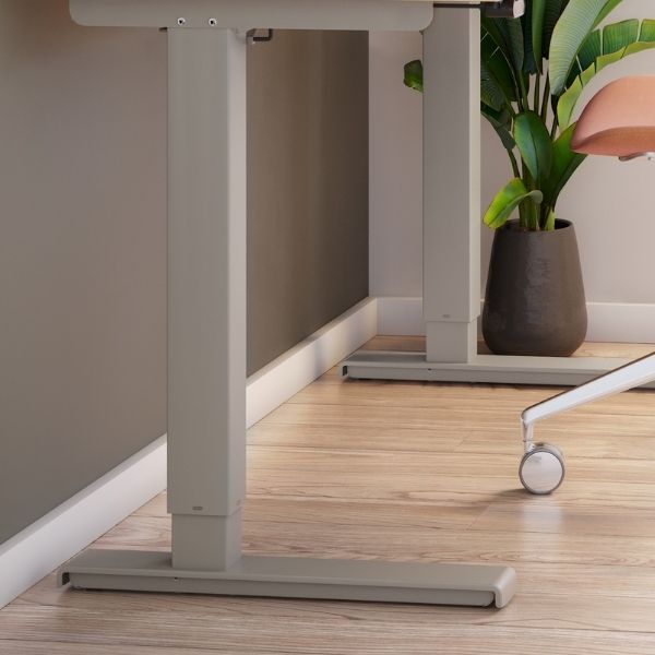 Electric Desk Frame | Width 075 cm | Silver